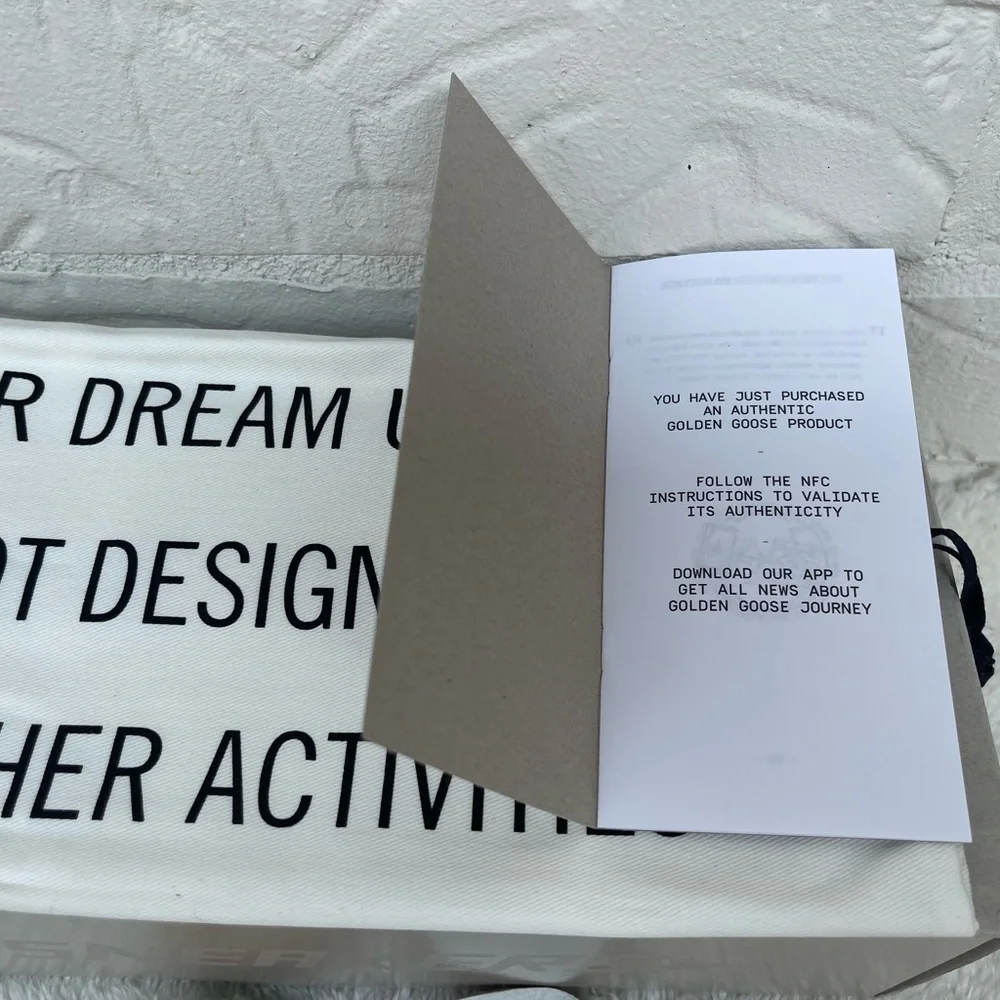 New Golden Goode Super-Star Beige Shearling Silver Glitter Star Sneakers Size 37 - Picture 4 of 12